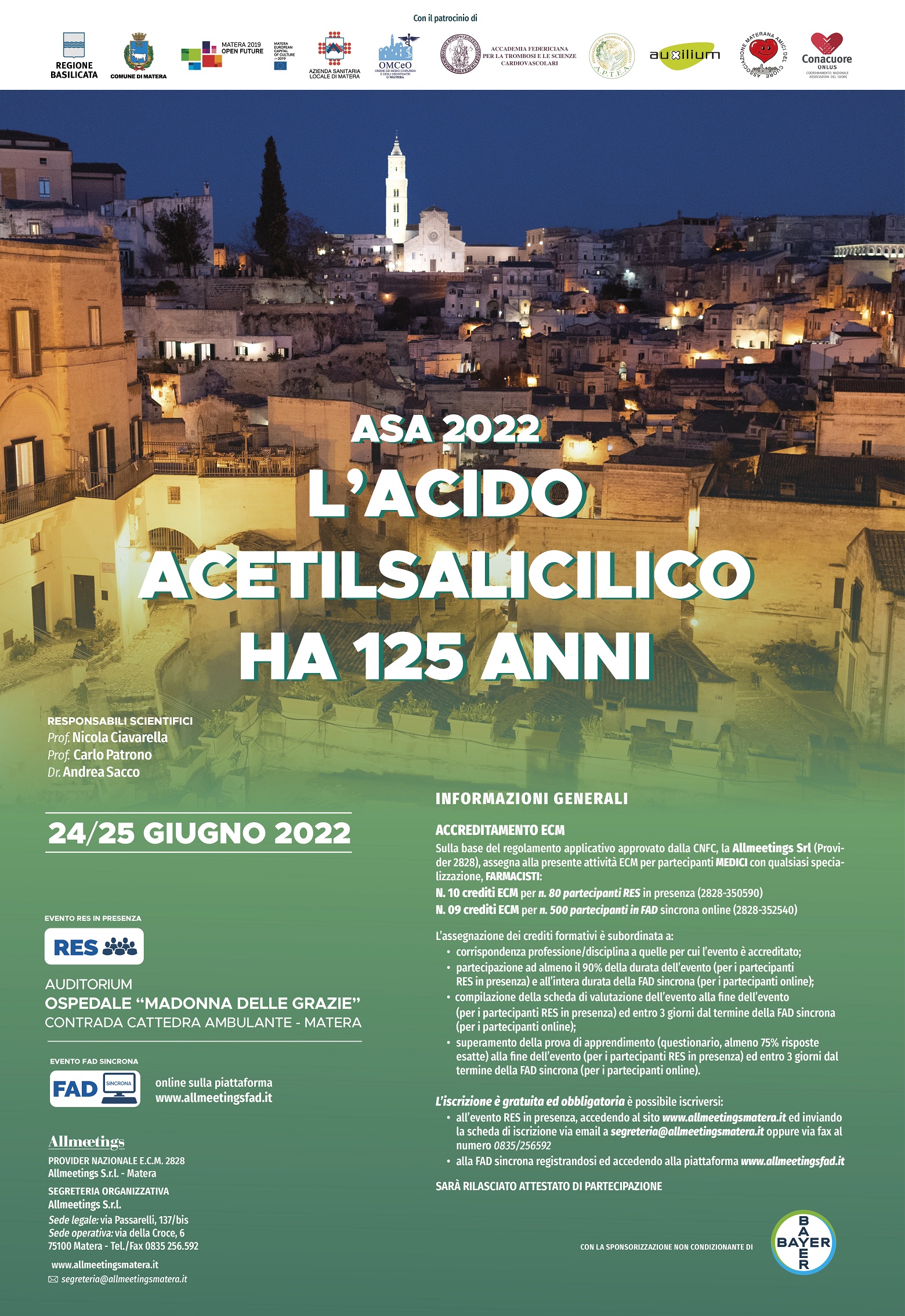 Course Image ASA 2022 - L’ACIDO ACETILSALICILICO HA 125 ANNI